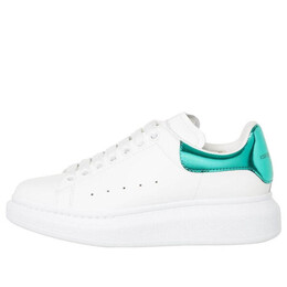 Кроссовки oversized sneaker 'white emerald' Alexander McQueen, белый 676702wicgg9079 | white/emerald