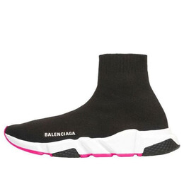 Кроссовки speed trainer 'black pink sole' Balenciaga, черный 587280w17251915 | black/pink