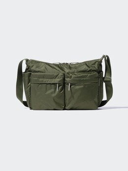 Сумка через плечо с несколькими карманами Uniqlo, цвет 57 зеленый 479577 | 57 olive