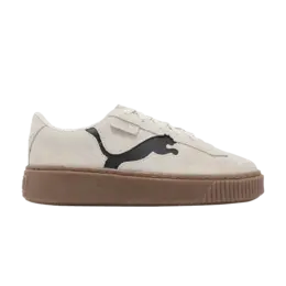Кроссовки Puma Wmns Suede Platform 'Cutout - Alpine Snow Black', кремовый 397233 02 | alpine snow/black/putty