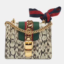 Gucci: Чёрная сумка  Sylvie
