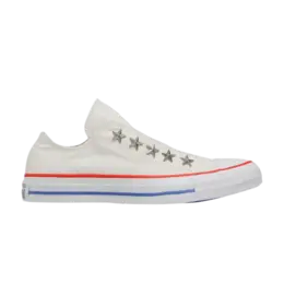 Кроссовки Converse Wmns Chuck Taylor All Star Teen Slip 'Stars Studded', белый 564971c | vintage white/habanero red