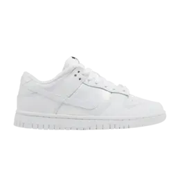 Кроссовки Nike Wmns Dunk Low SE 'Dance Pack - White Iridescent', белый fd8683 100 | white/white/white/white