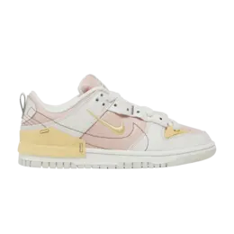 Кроссовки Nike Wmns Dunk Low Disrupt 2 'Pink Oxford', розовый dv4024 001 | phantom/pink oxford/sail/lemon wash