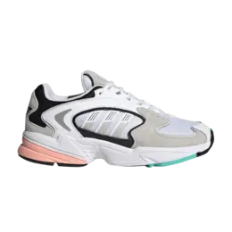 Кроссовки Adidas Wmns Falcon 2000 'Grey Glow Pink', белый eh0138 | grey one/glow pink/core black