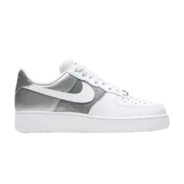 Кроссовки Nike Wmns Air Force 1 '07 'White Metallic Silver', белый dd6629 100 | white/metallic silver/white