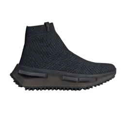 Кроссовки Adidas Wmns NMD_S1 Sock 'Black Carbon', черный id4265 | core black/carbon/core black