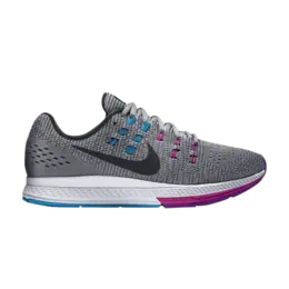 Кроссовки Nike Wmns Air Zoom Structure 19 'Cool Grey Fuchsia Flash', серый 806584 005 | cool grey/fuchsia flash
