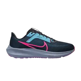 Кроссовки Nike Wmns Air Zoom Pegasus 40 SE 'Black Hyper Pink', черный fj2974 001 | black/green abyss/baltic blue/hyper pink