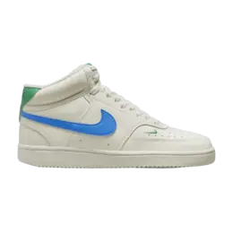 Кроссовки Nike Wmns Court Vision Mid 'Sail Photo Blue', кремовый cd5436 105 | sail/photo blue/malachite