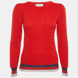 Gucci: Красный свитер 