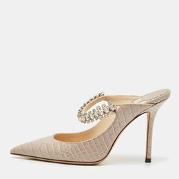 Jimmy Choo: Бежевые сабо  Bing