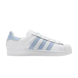 Кроссовки Adidas Wmns Superstar 'White Glow Blue', белый ef9247 | cloud white/glow blue/core black