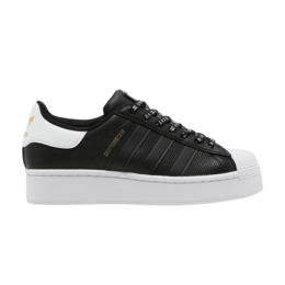 Кроссовки Adidas Wmns Superstar Bold 'Core Black', черный fv3442 | core black/cloud white/gold metallic
