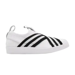 Кроссовки Adidas Wmns Superstar Slip-On 'Footwear White', белый ac8581 | footwear white/footwear white/core black