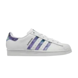 Кроссовки Adidas Wmns Superstar 'Abalone', белый gz5217 | footwear white/active purple/active teal