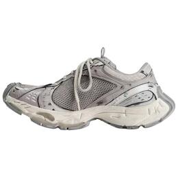 Степлер Степлер Обувные скобы Массивные кроссовки с низким берцем Женские бежевые Balenciaga 803682w3st49191