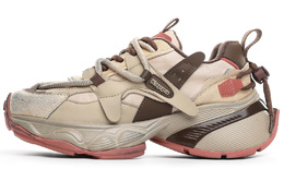 Потертые грязные ботинки Kappa Противоскользящие и износостойкие Утепленные низкие массивные кроссовки для женщин с эффектом увеличения роста, серый хаки/тёмный шоколадно-коричневый k0d85mc52cj1-602 | gray khaki/dark chocolate brown