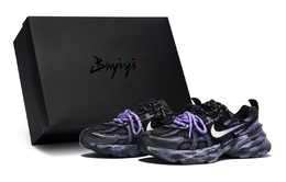 Nike V2K Run Waterproof Низкие кроссовки для бега Унисекс Черный Фиолетовый fd0736-001(team80-女款星域战士s-box) | black purple