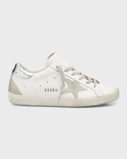Кроссовки из смешанной кожи Superstar Golden Goose prod239311490 | white ice silver