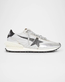 Кроссовки Marathon Retro Runner Golden Goose, цвет Silver Black prod273420158 | silver black