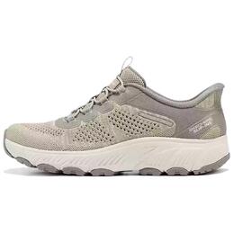 Skechers Женские кроссовки для активного отдыха, износостойкие, дышащие, низкие, повседневные, цвета хаки 180298-nat | khaki