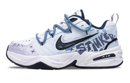 Nike Кроссовки Air Monarch 4 Dreamy Whale Song Photosynthesis Power с противоскользящим эффектом, массивные, с синим верхом, унисекс 415445-102(team422-梦里鲸歌) | blue white