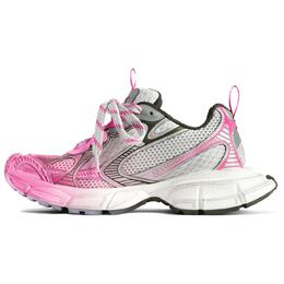 Balenciaga Женские кроссовки Toe Spray Low Top Chunky 3XL, серо-розовые 734731w3xts1511 | gray pink