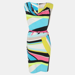 Calvin Klein: Многоцветное платье 