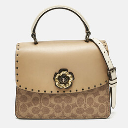 Coach: Многоцветная сумка на руку  Parker