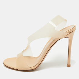 Gianvito Rossi: Бежевые сандалии  Metropolis