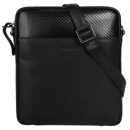 Сумка через плечо Bugatti "COMET BAGS", натуральная кожа, черный 7484285299-0 | schwarz