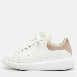 Alexander McQueen: Белые кроссовки  Oversized