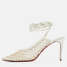 Christian Louboutin: Белые туфли 