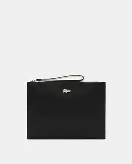 Черный клатч на молнии Lacoste, черный 3617072655532 | negro