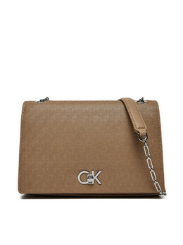 Сумочка Ck Medium Conv Shoulder Bag_Mono K60K613138 Calvin Klein, коричневый ck medium conv shoulder bag_mono k60k613138 | braun