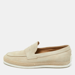 Tod's: Светлые мокасины 