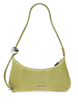 Jacquemus Большая сумка через плечо Bisou, зеленый 251ba4103235550 | зеленый