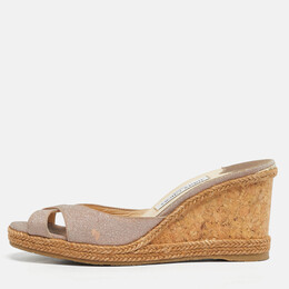 Jimmy Choo: Бежевые сандалии 