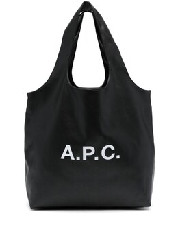 A.P.C. сумка-шоппер с логотипом Ninon, черный m61565puaatlzz | черный