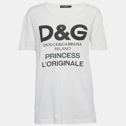 Dolce & Gabbana: Белая футболка  T