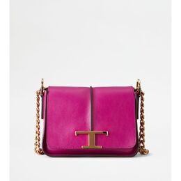 Сумка через плечо T Timeless из кожи Mini Tod's, розовый 7919432433724 | pink