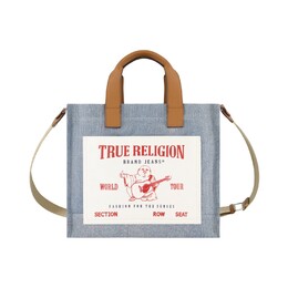 Сумка-тоут среднего размера с карманом True Religion, цвет Denim 7142752714812 | denim