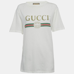 Gucci: Белая футболка 