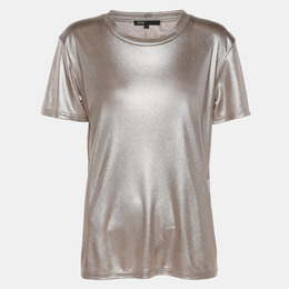 Maje: Бежевая футболка 