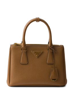Маленькая сумка-тоут Galleria из сафьяновой кожи Prada, коричневый 1ba896veoonzv | коричневый