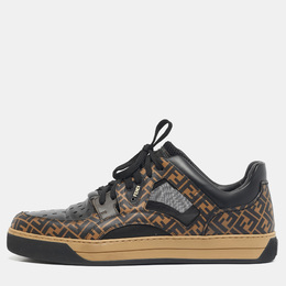 Fendi: Чёрные кроссовки  FF