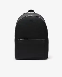 Мужской рюкзак Chantaco из кожи с тиснением черного цвета Lacoste, чёрный a36706058 | negro