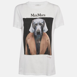 Max Mara: Белая футболка 