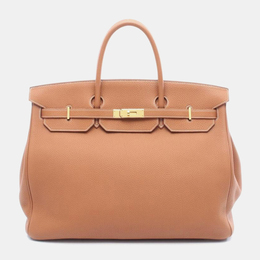 Hermes: Коричневая сумка  Birkin 40